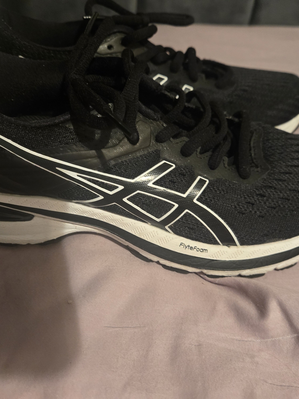 ASICS Men's Black Running Shoes with FlyteFoam